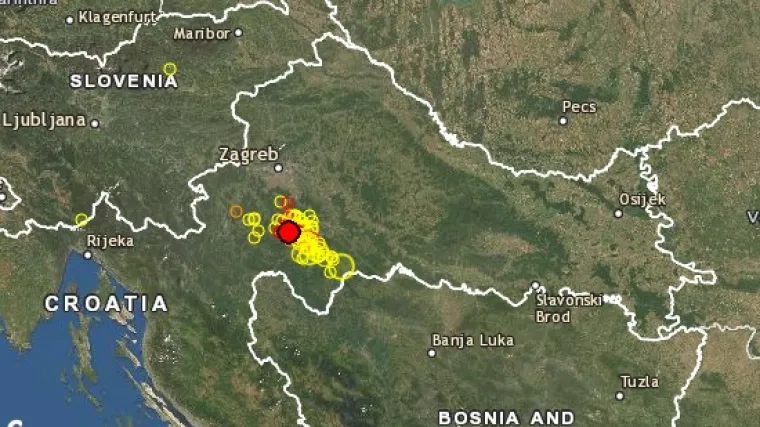 Najjači je 'udario' ne&scaron;to prije tri sata, bio je magnitude 3,1
