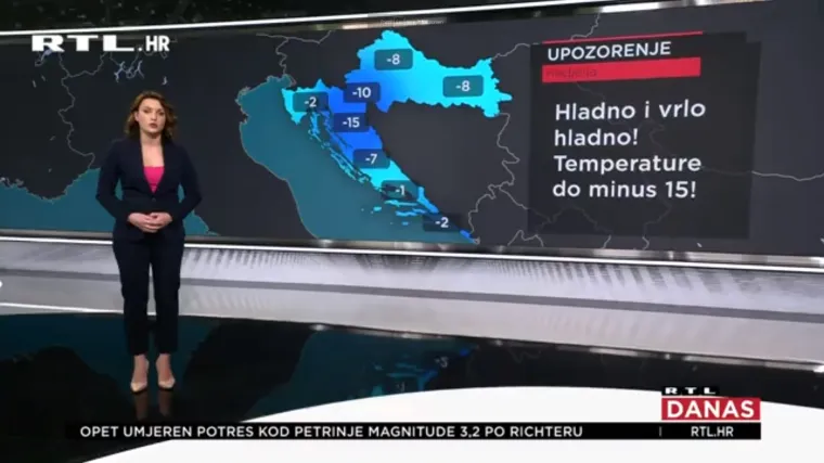 U Hrvatsku stigao val hladnoće: RTL-ova meteorologinja otkriva dokad će potrajati