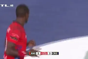 Hrvatska opet uspavana, Angolci na dva razlike