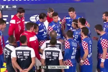 Time out Hrvatske na kraju prvog poluvremena