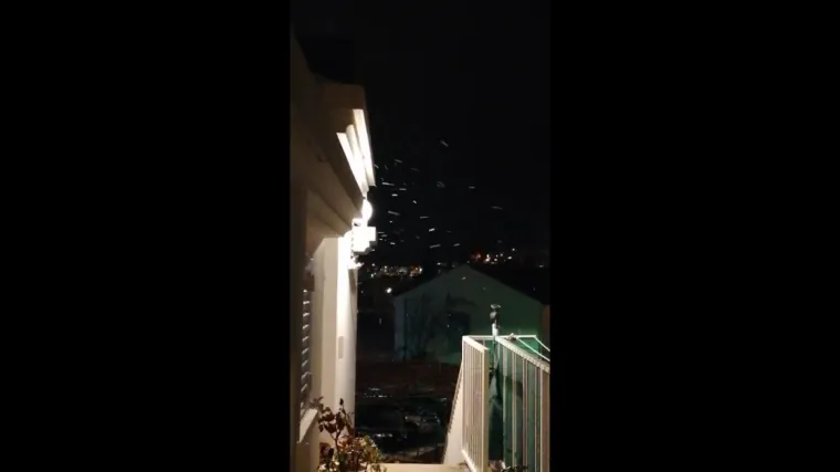 U Dubrovniku pada snijeg