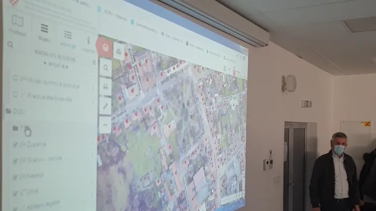 Predstavljena aplikacija sa svim podacima o potresom pogođenom području