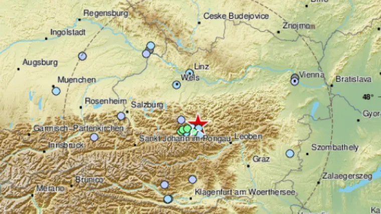 Treslo se sjeverno od Hrvatske: Potres magnitude 4,5 pogodio je Austriju