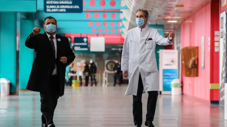 'Ovo je neprimjereno!' Ministar Bero&scaron; za RTL.hr komentirao zabavu u Covid bolnici Dubrava i najavio kazne