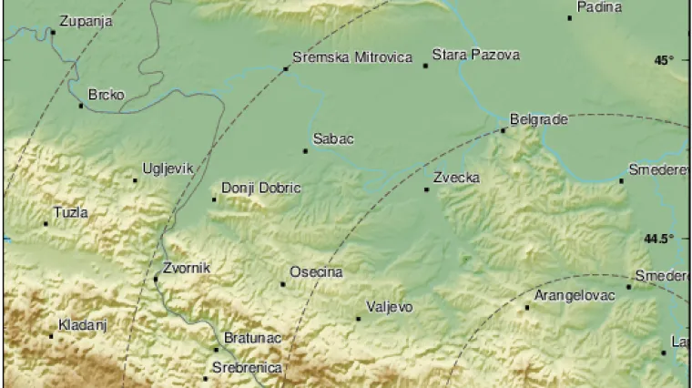 Trese se i Srbija: Potres od 3,3 po Richteru, osjetio se i u Beogradu