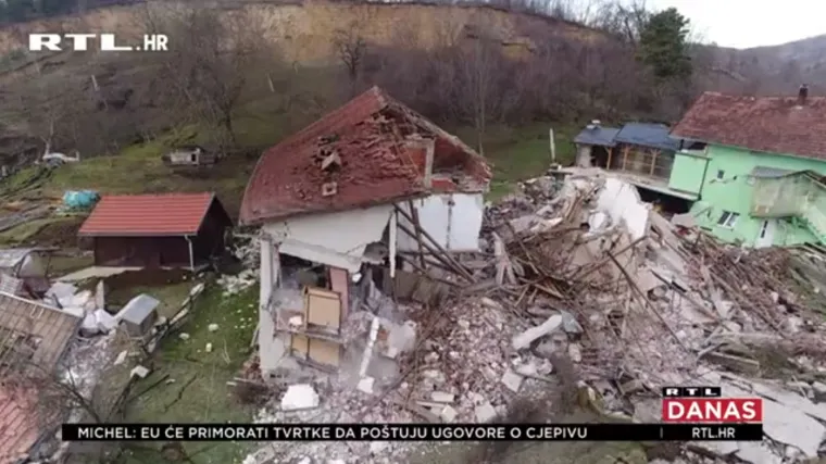 Nakon potresa na Banovini, Hrvatska Kostajnica strahuje! Pokrenula se nova klizi&scaron;ta, ugroženo vi&scaron;e kuća: 'Rekli su nam drž'te se'