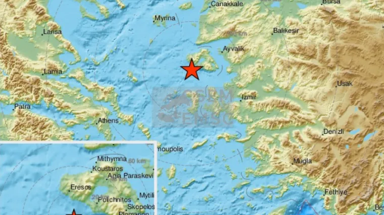 Grčke otoke i područje zapadne obale Turske u ponedjeljak pogodio niz potresa; Nema dojave o &scaron;tetama