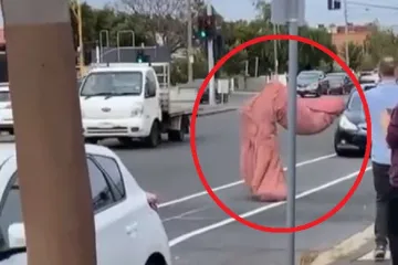 Ljudi u šoku gledali gigantski penis nasred ceste - a onda je još počeo i ejakulirati...