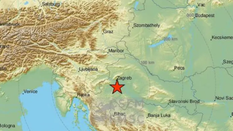 Jo&scaron; jedan potres kod Siska, jačine 3,8 po Richteru: 'Gledala sam da skačem kroz prozor ili kroz vrata van'