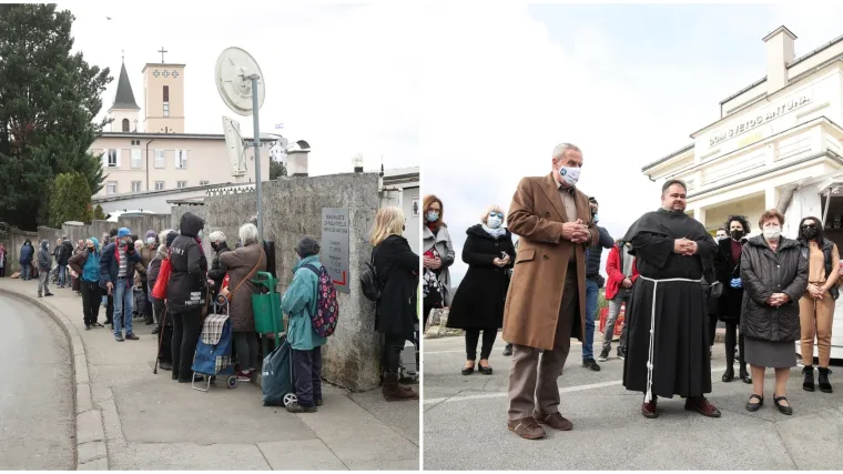 FOTO Bandićeva akcija: Stranka korisnicima pučke kuhinje dijelila kuhano vino, čaj i kolačiće