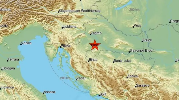 Noćas opet drmalo kod Petrinje - zabilježeno nekoliko potresa, najjači od 3.7 po Richteru