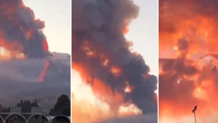 Etna je erumpirala: Dim i pepeo 'pr&scaron;tali' su i do kilometar u zrak, zaustavljeni su letovi
