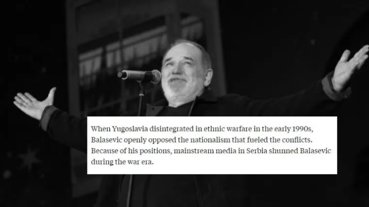 I na drugom kraju svijeta pi&scaron;u o legendi: 'Bio je popularan na etnički podijeljenoj Jugoslaviji'