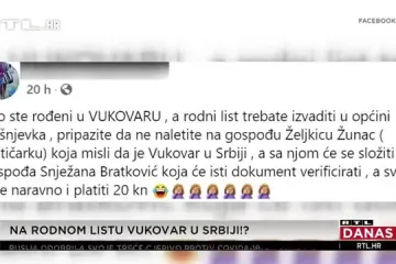 Rođen u Vukovaru, ali u Srbiji. Bizarna pogreška matičnog ureda, a svoj propust još su gore komentirali