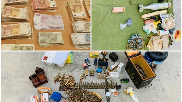 Kakav ulov policije! U kući mu prona&scaron;li cijeli arsenal oružja, bombe, mine i drogu, ali i vi&scaron;e od pola milijuna kuna