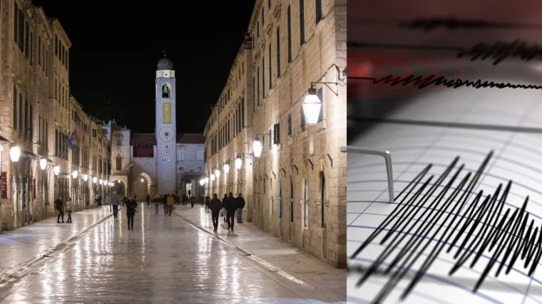 Potres zatresao Dubrovnik i okolicu: 'Dobro je drmalo. Bio je kratak, ali jak'