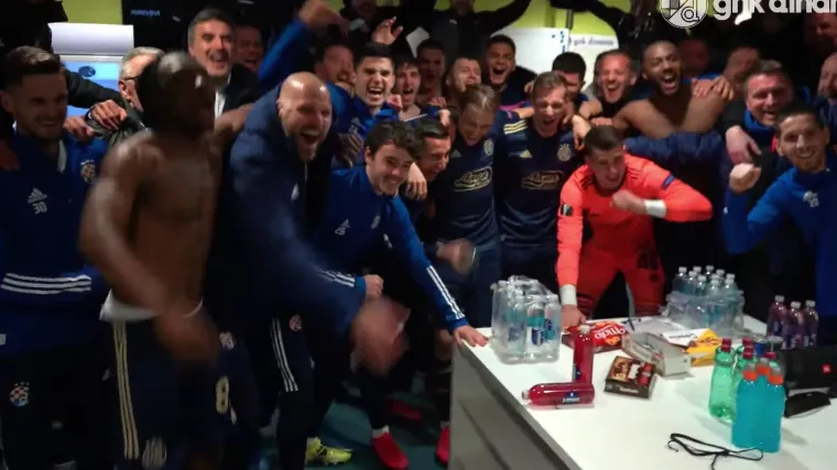 Pojavila se snimka razuzdanog slavlja u svlačionici Dinama