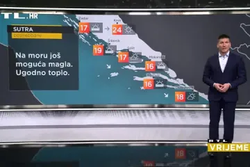 Još danas možemo očekivati iznadprosječne temperature, a onda nam dolazi blaga promjena vremena
