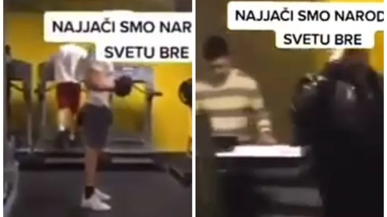 Tip održao koncert u teretani dok su svi oko njega vježbali