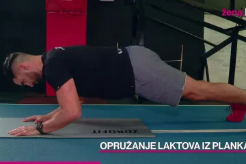 Vježbaj kod kuće s Ivanom: Napredni trening za gornji dio tijela bez rekvizita