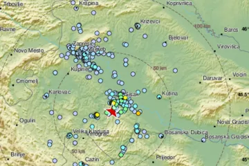 Potres magnitude 3,7 po Richteru pogodio područje Siska