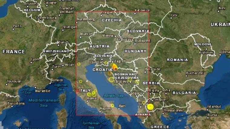 Kod Gline zatreslo 3,5 po Richteru