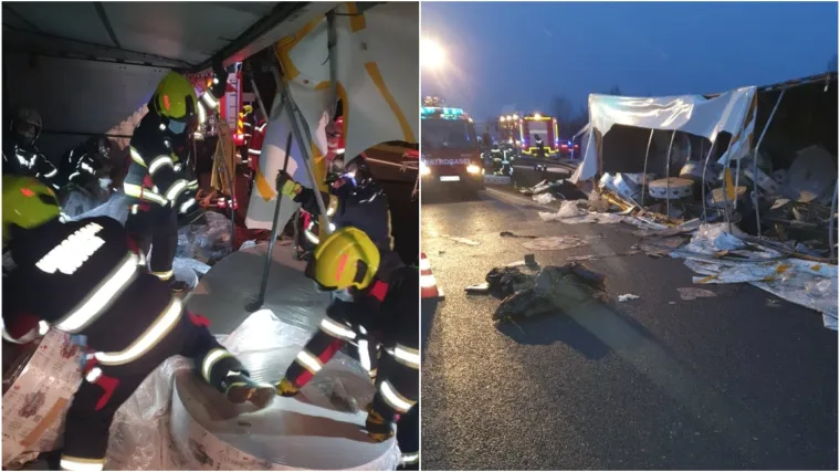 Poginulo je četvero ljudi, a vi&scaron;e ih je ozlijeđeno; Prevrnuo se kamion s migrantima