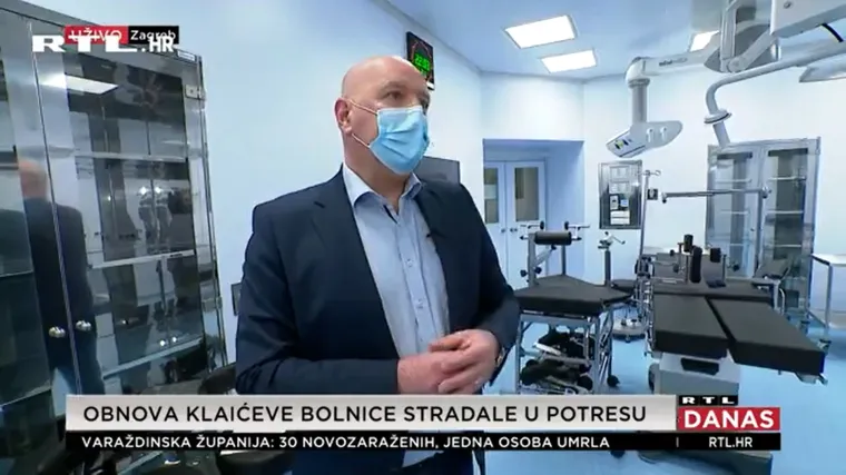 Ravnatelj Klaićeve za RTL se prisjetio dramatičnih trenutaka u bolnici nakon potresa