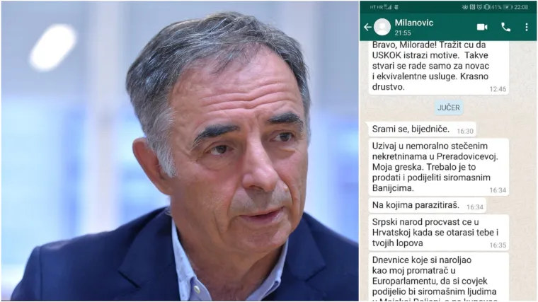 Pupovac objavio kakve mu poruke &scaron;alje Milanović: 'Srami se bijedniče, naroljao si dnevnice...'