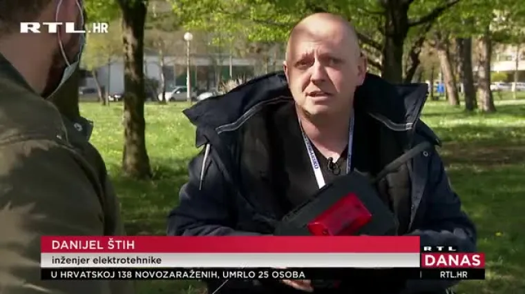 Danijel &Scaron;tih razvio je sustav koji bi upozoravao na potrese: 'Bio je potres 27 minuta poslije ponoći i moj sustav je to prije javio sms-om'