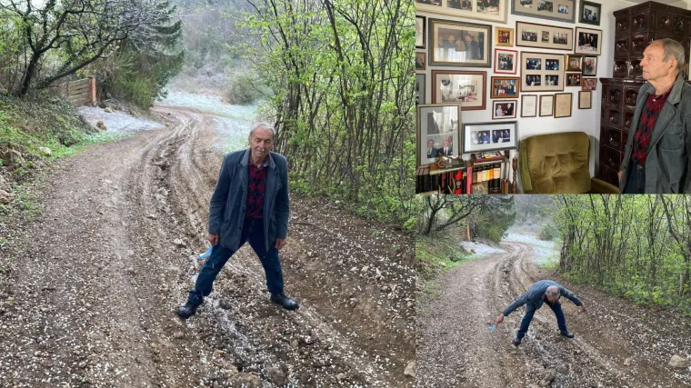 Ekscelencije i veleposlanici u goste mu dolaze blatnim putem: Nakon 30 godina borbe nije uspio izboriti cestu