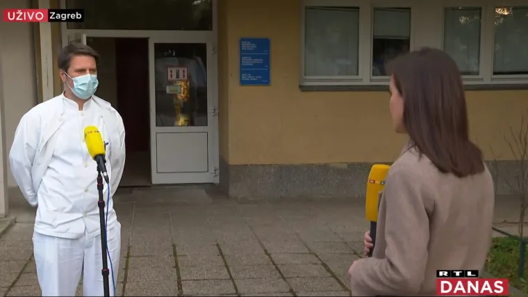 Zarazna bolnica 'Dr. Fran Mihaljević' danima puna, Kutle&scaron;a za RTL: 'Na intenzivnoj trenutno imamo dva mjesta'