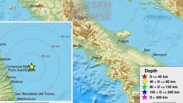 Potres 4,2 u Jadranskom moru na dubini od 60 kilometara, osjetio se u Dalmaciji