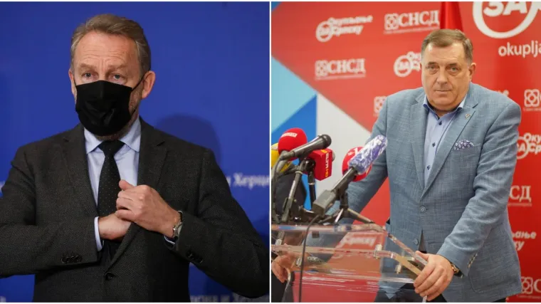 Dodik govori o raspadu BiH, Izetbegović poručio: Spreman sam stati pred svoj narod bude li rata