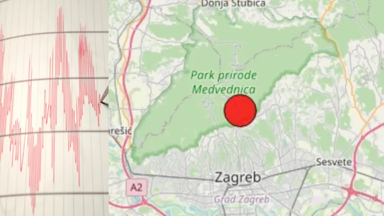 Snažan potres zatresao sredi&scaron;nju Hrvatsku, epicentar kod Marku&scaron;evca: 'Ba&scaron; ga je zatreslo!'