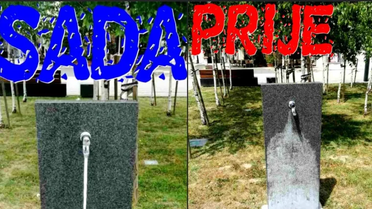 Prije i poslije: HDZ se na mrežama hvali kako su skinuli kamenac sa slavine