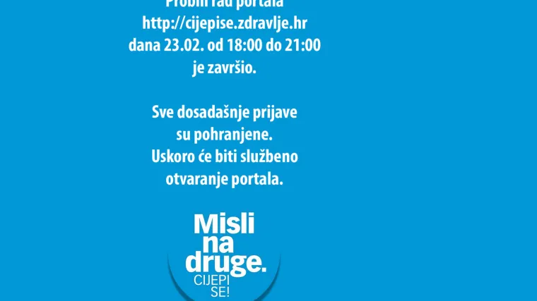 Nakon vijesti da je u periodu testnog rada iz CijepiSe izbrisano četiri tisuće prijava, oglasilo se Ministarstvo: 'Riječ o manjem tehničkom neskladu'