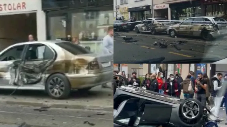 VIDEO Kr&scaron; i lom u zagrebačkoj Dubravi: Vozač velikom brzinom jurio po Aveniji Dubrava i pokupio nekoliko automobila