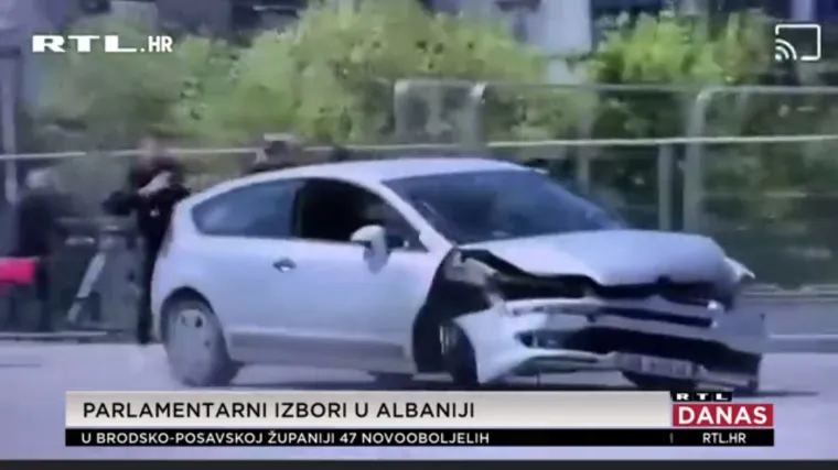 Izbori u Albaniji u sjeni nesvakidašnjeg incidenta. Vozač automobilom krenuo na prolaznike i novinare u Tirani