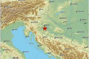 Magnituda 2,6, a epicentar 16 km od Velike Gorice; 'Kao detonacija bombe'