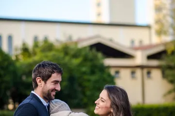 Pozirao nasmiješen sa suprugom Kristinom - za to ima jako dobar razlog