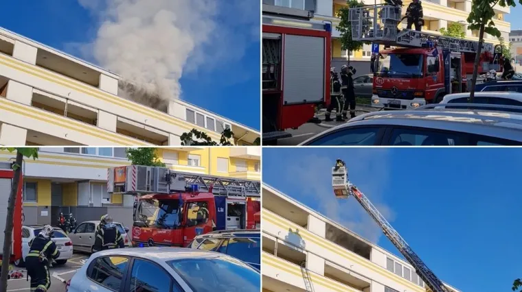 Zapalio se stan na petom katu zgrade, susjedi jedva uspjeli dozvati vlasnika