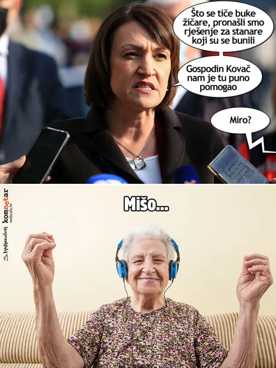 Kabine rondaju, ja ne čujem