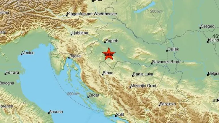 Potres magnitude 2,4 uznemirio stanovnike Banije: 'Uuu ovaj je jako zveknooo'