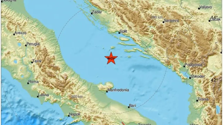 Novi potres zatresao Dalmaciju: Evo gdje se najvi&scaron;e osjetio