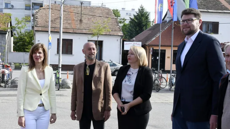 Grbin i Borzan u Sisku: Dali potporu SDP-ovoj Kristini Ikić Baniček i nezavisnom Berdaisu