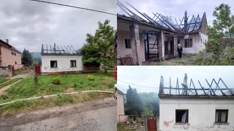 FOTO Užas kod Vukovara: Podmetnula požar dok je u kući spavala četveročlana obitelj