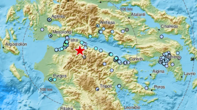 Potres magnitude 4,8 prema Richteru pogodio Grčku
