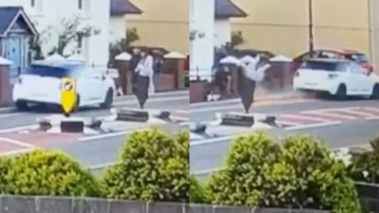 Procurila zastra&scaron;ujuća snimka brutalnog udara: 'Zajahala je na pločnik i pokosila me. Ne mogu vjerovati da sam  živa!'