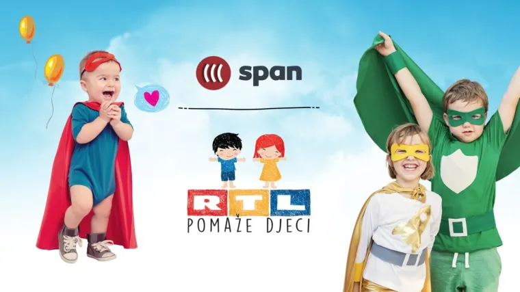 Tvrtka Span novi je korporativni partner udruge 'RTL pomaže djeci'